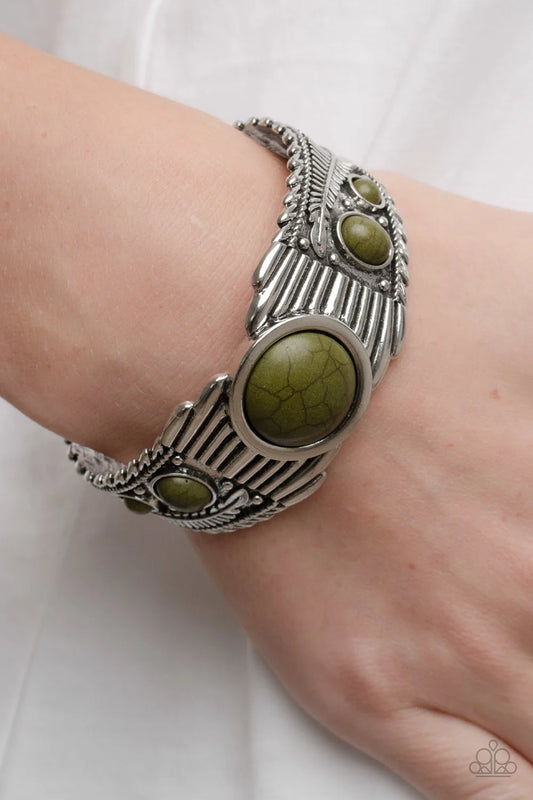 Paparazzi ♥ Mesquite Mesa - Green ♥ Bracelet