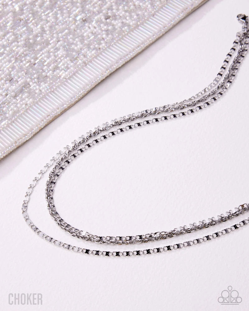 Paparazzi ♥ Layered Legend - Silver ♥ Necklace