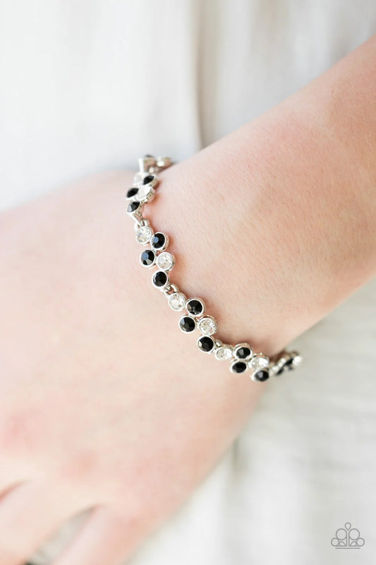 Paparazzi ♥ Still GLOWING Strong - Black ♥ Bracelet