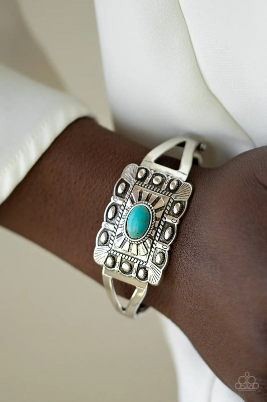 Paparazzi ♥ BIG House On The Prairie - Blue ♥ Bracelet