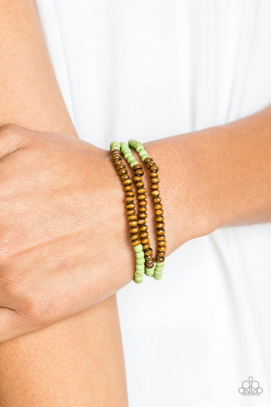 Paparazzi ♥ Woodland Wanderer - Green ♥ Bracelet