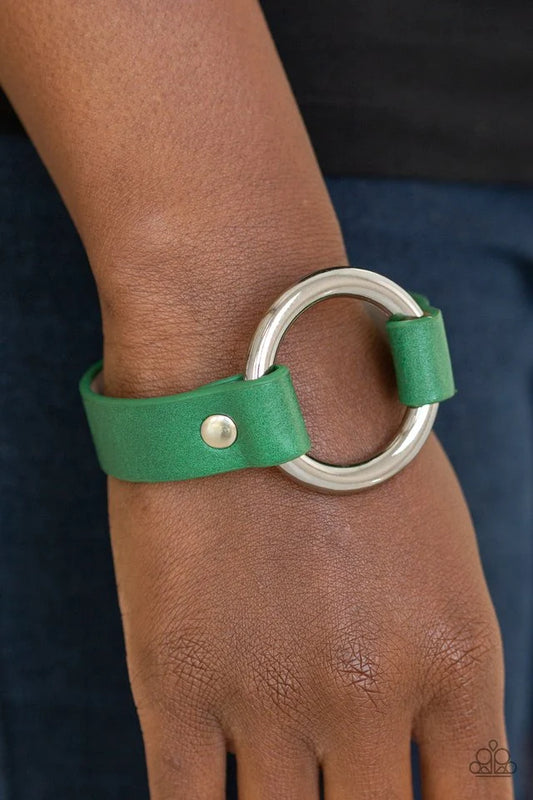 Paparazzi ♥ Rustic Rodeo - Green ♥ Bracelet