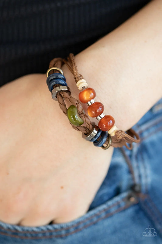 Paparazzi ♥ Uncharted Territory - Brown ♥ Bracelet