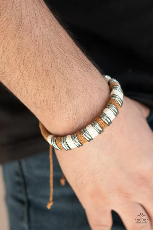 Paparazzi ♥ Eco Explorer - Brown ♥ Bracelet