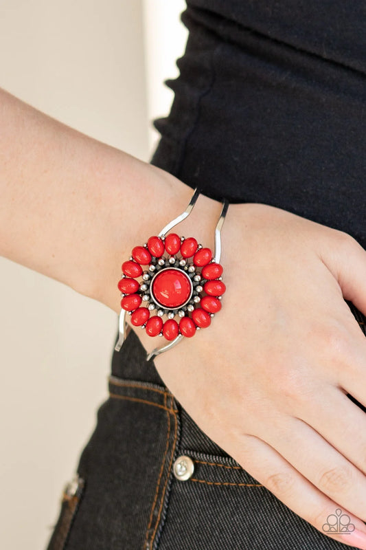 Paparazzi ♥ Posy Pop - Red ♥ Bracelet