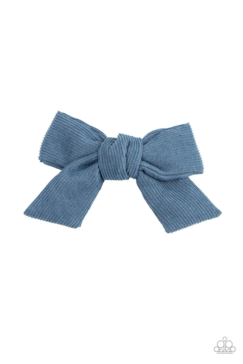 Paparazzi ♥ Corduroy Cowgirl - Blue ♥ Hair Clip