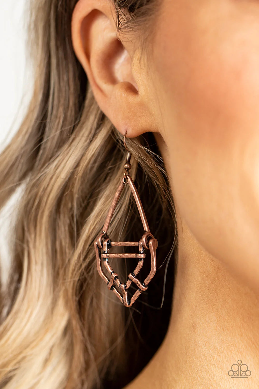 Paparazzi ♥ Artisan Apparatus - Copper ♥ Earrings