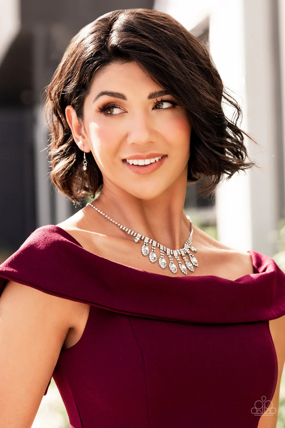 Paparazzi ♥ REIGNING Romance - White ♥ Necklace