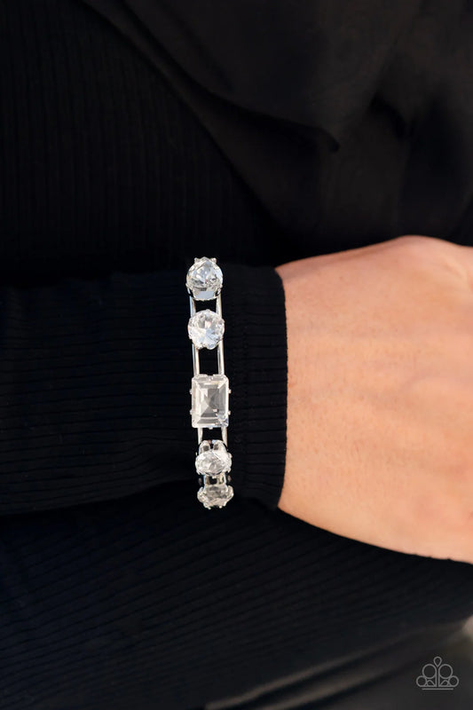 Paparazzi ♥ Uniquely Untapped - White ♥ Bracelet