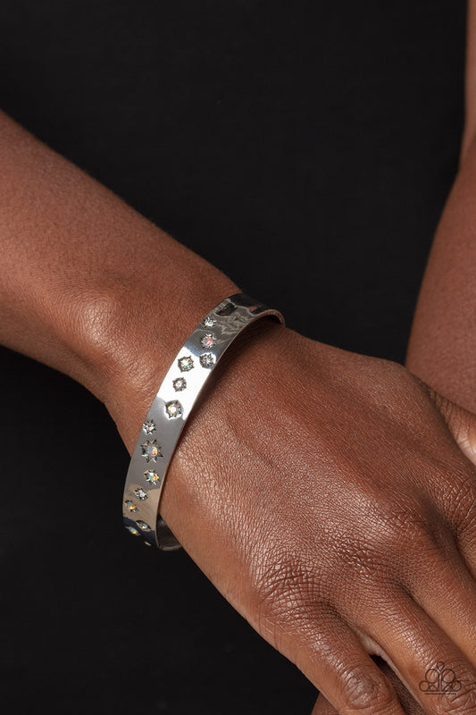 Starburst Shimmer - White Bracelet