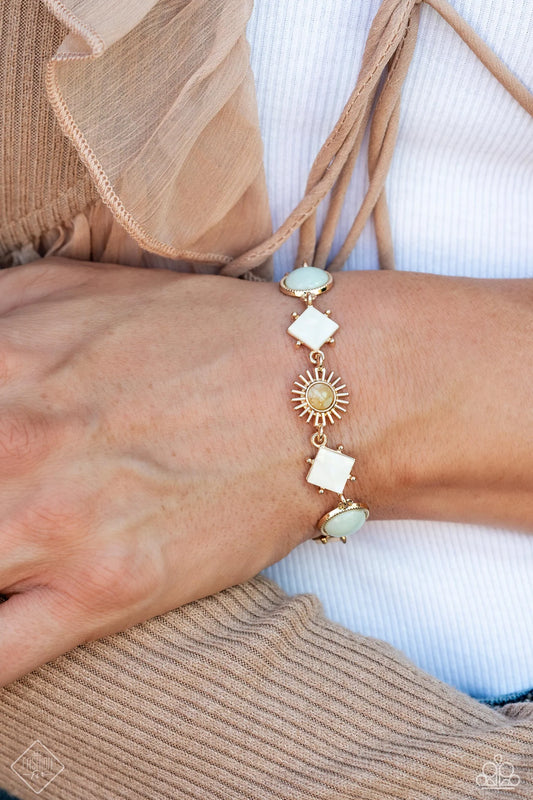 Paparazzi ♥ Sunburst Splendor - Gold ♥ Bracelet