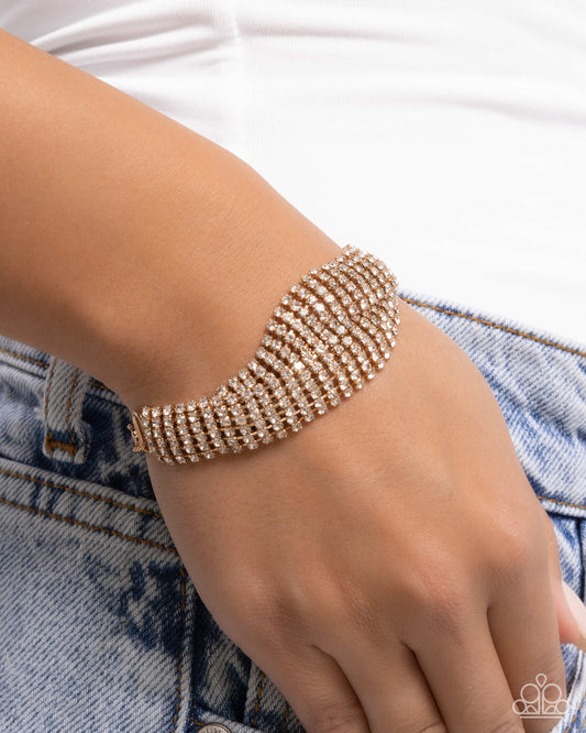 Trustworthy Twist - Gold Bracelet