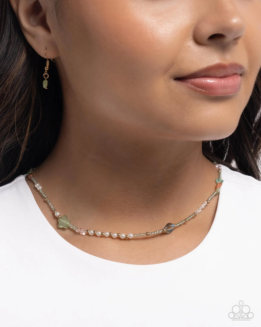 Paparazzi ♥ Sensational Sunset - Green ♥ Necklace
