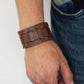 Paparazzi ♥ Plainly Plaited - Brown ♥ Mens Bracelet