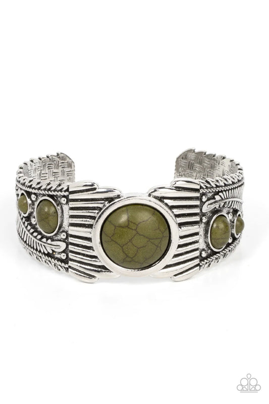 Paparazzi ♥ Mesquite Mesa - Green ♥ Bracelet