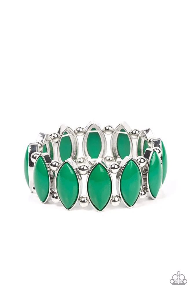 Paparazzi ♥ Cry Me a RIVERA - Green ♥ Bracelet