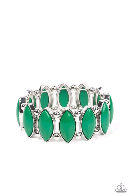 Paparazzi ♥ Cry Me a RIVERA - Green ♥ Bracelet