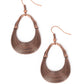 Paparazzi ♥ Terra Timber - Copper ♥ Earrings