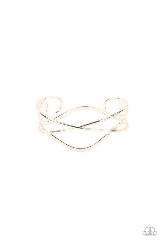 Paparazzi ♥ Fierce Fusion - Gold ♥ Bracelet
