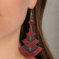 Paparazzi ♥ Eastern Expression - Red ♥ Earrings