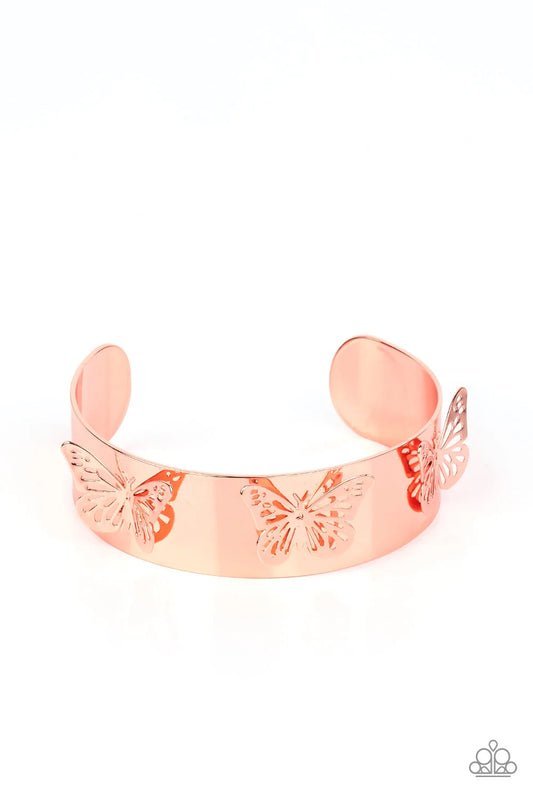 Paparazzi ♥ Magical Mariposas - Copper ♥ Bracelet