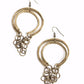 Paparazzi ♥ Dont Go CHAINg-ing - Brass ♥ Earrings