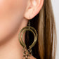 Paparazzi ♥ Dont Go CHAINg-ing - Brass ♥ Earrings