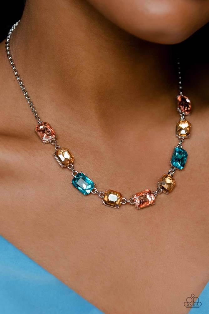 Paparazzi ♥ Emerald Envy - Multi ♥ Necklace