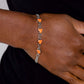 Paparazzi ♥ Smitten Sweethearts - Orange ♥ Bracelet