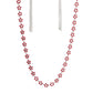Paparazzi ♥ Floral Catwalk - Red ♥ Necklace