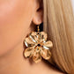 Paparazzi ♥ Hinging Hallmark - Gold ♥ Earrings