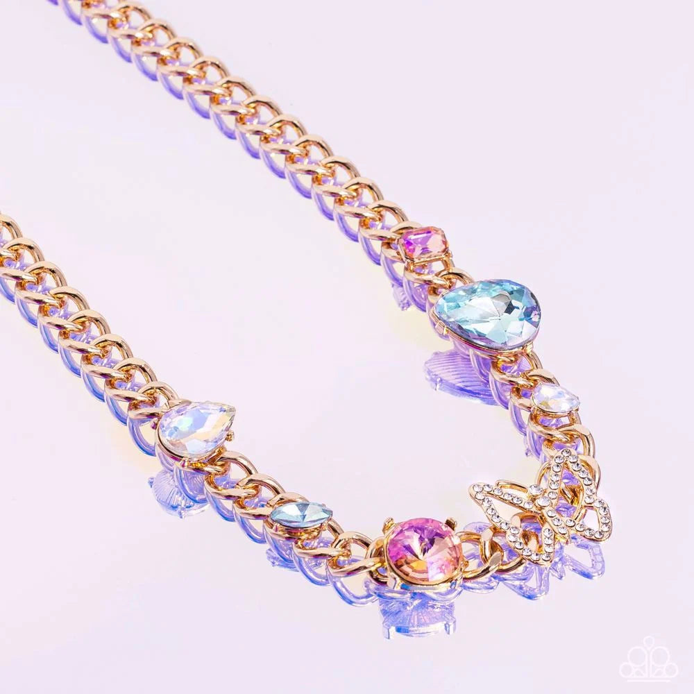 Paparazzi ♥ Storybook Succession - Gold ♥ Necklace