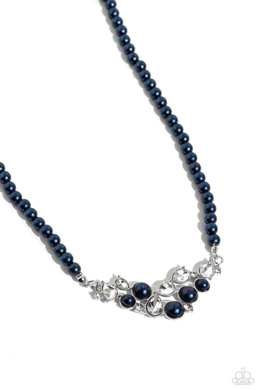 Paparazzi ♥ Pampered Pearls - Blue ♥ Necklace