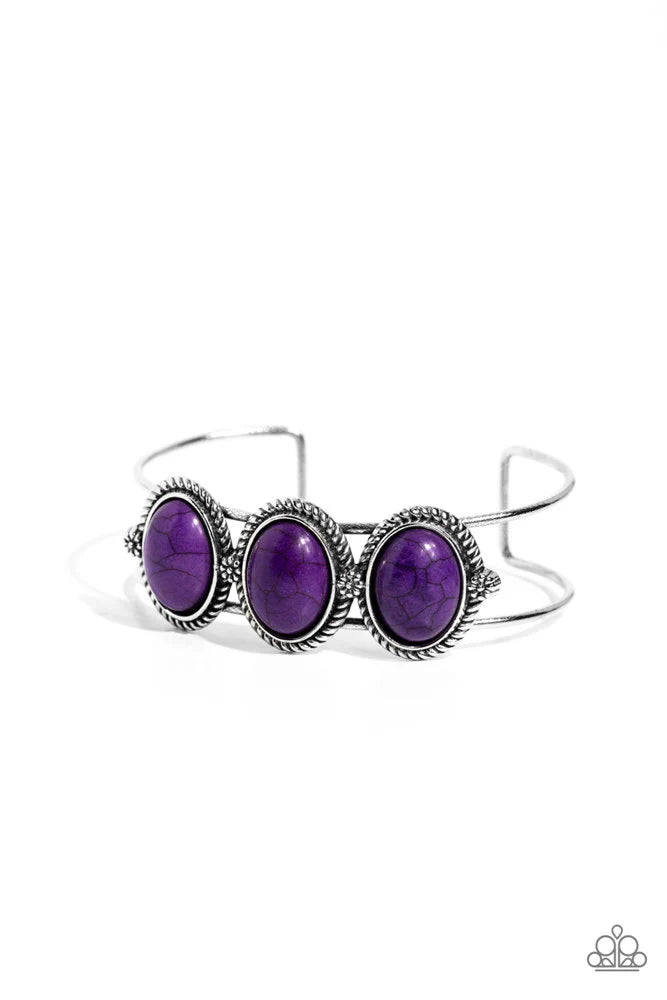 Paparazzi ♥ Badlands Backdrop - Purple ♥ Bracelet