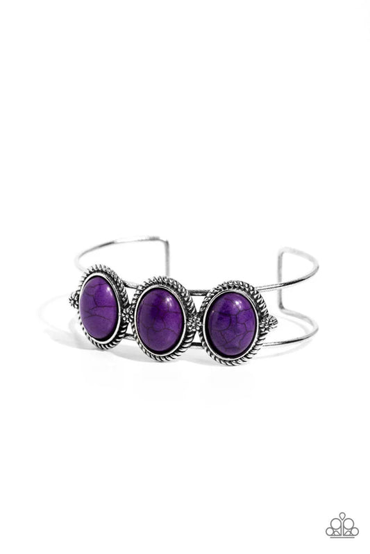 Paparazzi ♥ Badlands Backdrop - Purple ♥ Bracelet