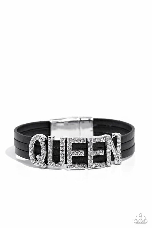 Paparazzi ♥ Queen of My Life - Black ♥ Bracelet