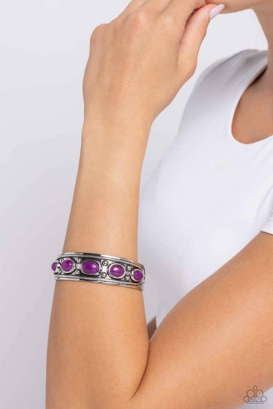 Paparazzi ♥ Stony Surprise - Purple ♥ Bracelet