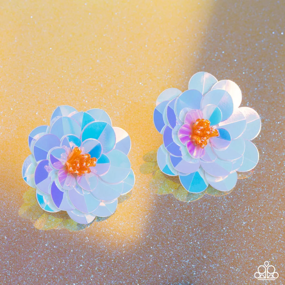 Paparazzi ♥ Floating Florals - Multi ♥ Post Earrings