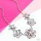 Paparazzi ♥ FLOWER Move - Orange ♥ Necklace