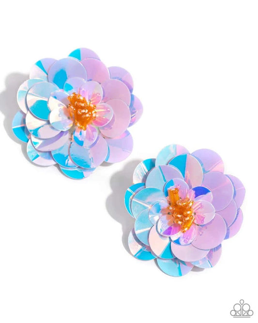 Paparazzi ♥ Floating Florals - Multi ♥ Post Earrings
