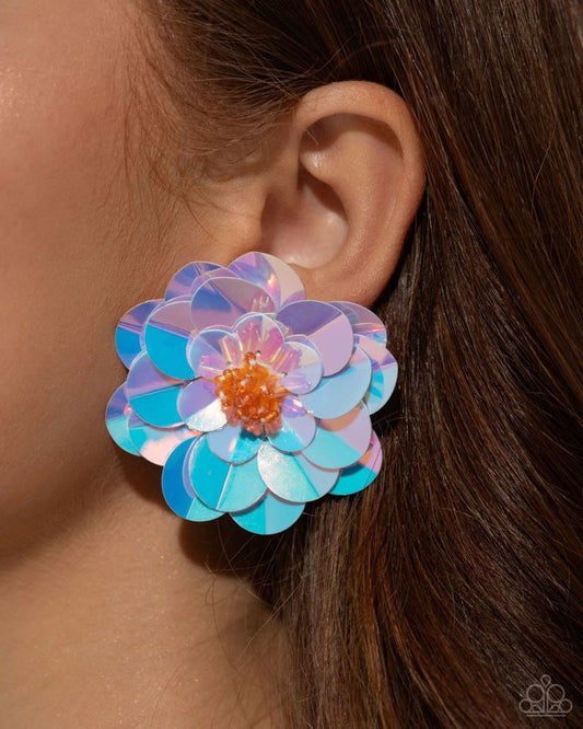 Paparazzi ♥ Floating Florals - Multi ♥ Post Earrings
