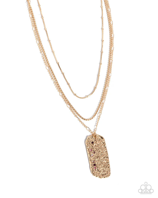 Spellbound Story - Purple Necklace