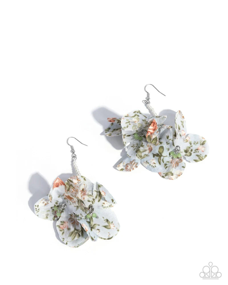 Paparazzi ♥ Flourishing Fantasia - Blue ♥ Earrings