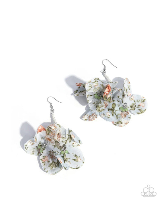 Paparazzi ♥ Flourishing Fantasia - Blue ♥ Earrings