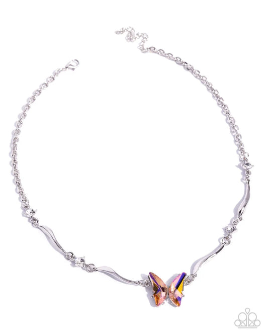 Paparazzi ♥ Gliding Glitz - Orange ♥ Necklace Regular price$8.00  Sold out