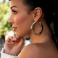 Paparazzi ♥ Sleek Spotlight - Silver ♥ Earrings