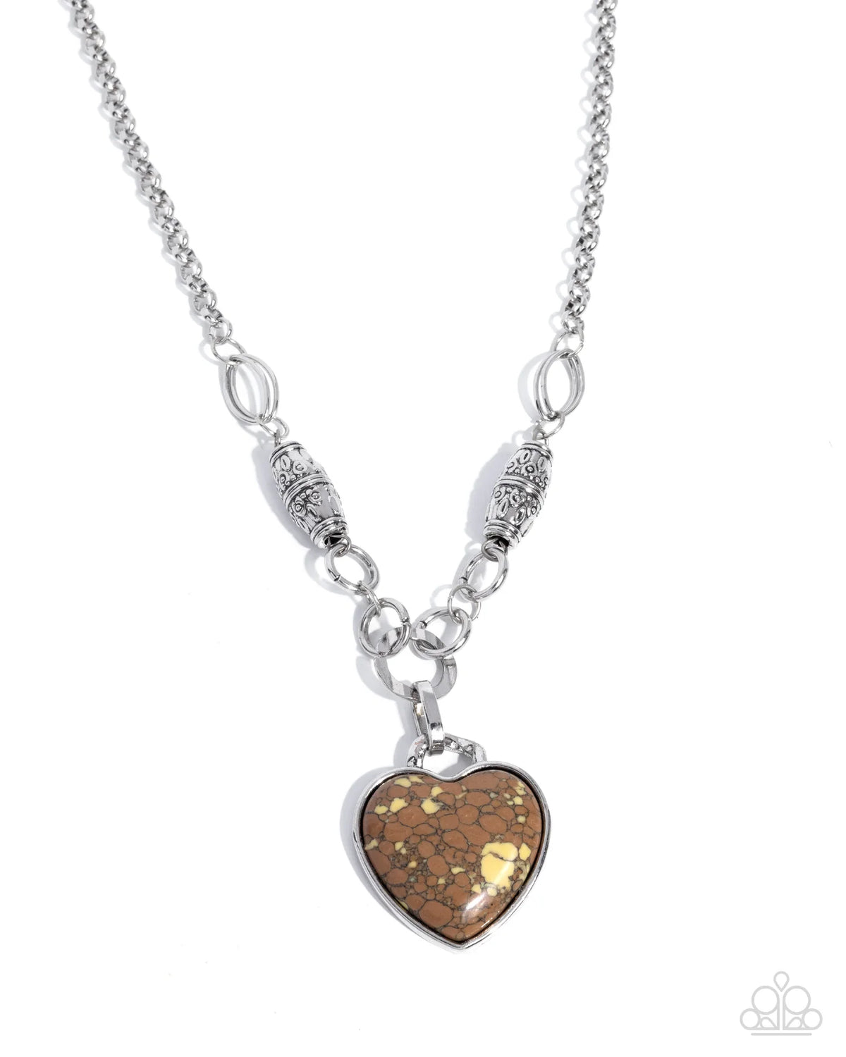 Paparazzi ♥ Suitable Stones - Brown ♥ Necklace