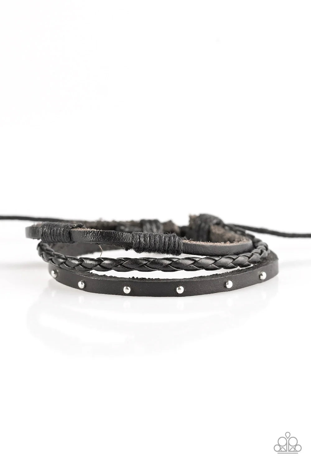 Paparazzi ♥ Ready To Roam - Black ♥ Bracelet