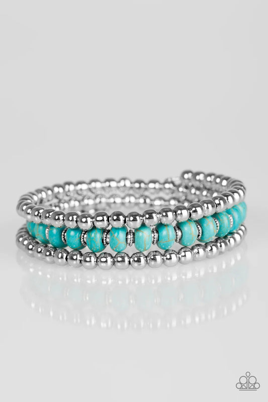 Paparazzi ♥ Modern Day Mason - Blue ♥ Bracelet