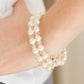 Paparazzi ♥ Modestly Modest - White ♥ Bracelet